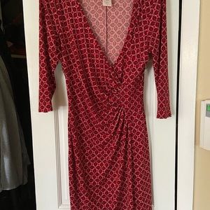 Laundry Faux Wrap Dress